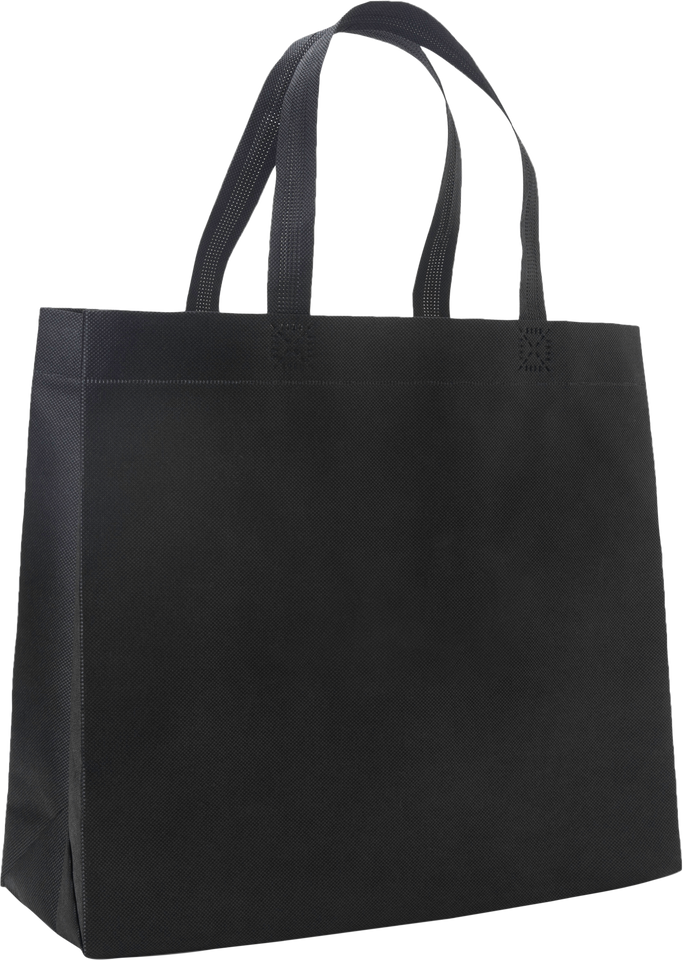 Black Reusable Shopping Bag